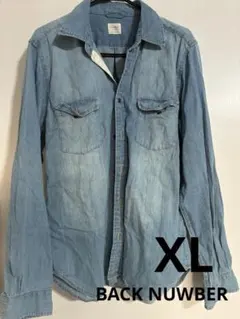 【BACKNUWBER】 デニム　シャツ