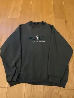 USA製 Polo by Ralph Lauren スウェット グリーン　ボロ
