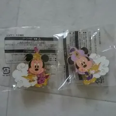 ディズニーシー  ミッキーミニーピンバッチ