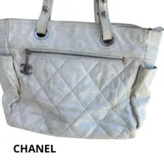 CHANEL パリビアリッツトート　トートバッグ　シリアルナンバーあり CHANEL パリビアリッツトート トートバッグ シリアルナンバーあり