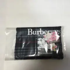 バーバリー マフラー　カシミヤ ショール　ネイビー　クリーニング済み