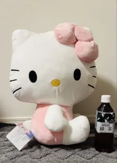 非売品 ハローキティ スーパーラージぬいぐるみ 平成ピンク