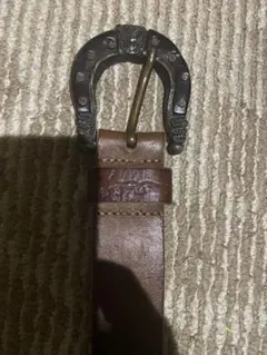 DIESEL レザーベルト ブラウン 95cm