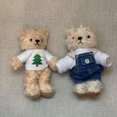 Volkswagenぬいぐるみ デニム クリスマス セット売りのサムネイル