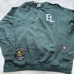 Element ダークグリーン トレーナー L