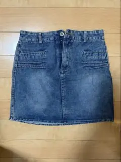 デニムブルー タイトスカート
