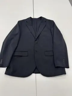 ユニクロ 感動ジャケット（ウールライク 袖丈 着丈短め）Lサイズ　ネイビー　２