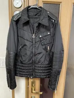 GUCCI 黒　ライダース風　ナイロンジャケット