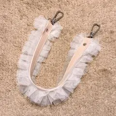 【美品】スマホ 手首ストラップ ベージュ