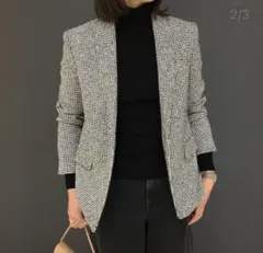 セオリーツイードジャケット　未使用　タグ付き　サイズ2のサムネイル