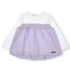 フリル付きドッキングTシャツ　ノイユ エイム ベベ