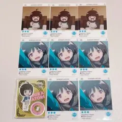 월드 트리거 우토리 치카 emoca 카드 스이파라 아크릴 스탠드