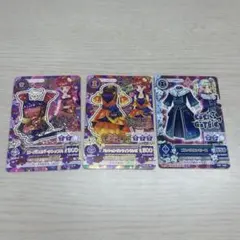 アイカツ！カードセット レア3枚 紅林珠璃 藤堂ユリカ