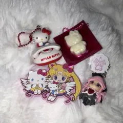平成女児 キーホルダー まとめ売り ハローキティ プリキュア