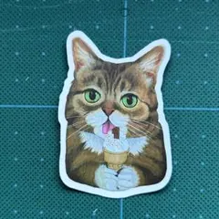 防水ステッカー　猫　ねこ　ネコ　かわいい