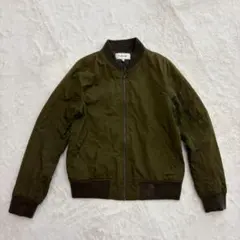 ◆グローバルワーク　MA-1 ブルゾン　シンプル　カジュアル　きれいめ　カーキ
