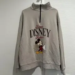 東京ディズニーリゾート ミッキー ハーフジップスウェット Lサイズのサムネイル