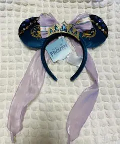 香港ディズニーランド　新作カチューシャ　アナと雪の女王2 アナ王女カチューシャ