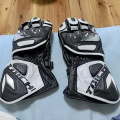 TAICHI バイクグローブ ブラック/ホワイト