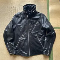 G-STAR RAW ライダースレザージャケット 八の字 G-STAR（ジースター）の「Empral 3D Leather Jacket（ライダース