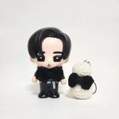 Snow Man すのチル ソフビ コスチューム リボン 雪だるまチャームセット