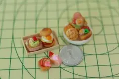 ミニチュアフードパンロールケーキセット