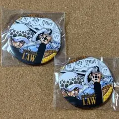 ONEPIECE トラファルガー・ロー ヒーローズ缶バッジ2点セット