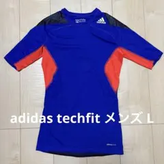 adidas アディダス techfit Tシャツ スポーツ メンズ L