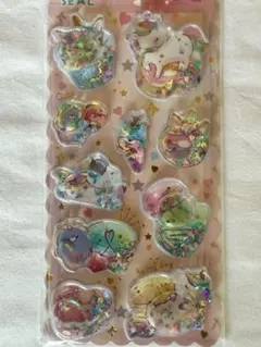 ウォーターシール ペガサス お菓子 ドロップシール 液体シール 立体シール