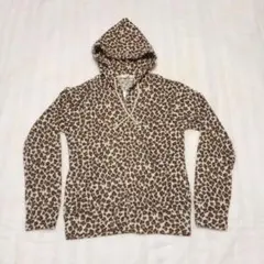 コルザ COLZA パーカー ジップアップ ヒョウ柄 アニマル柄