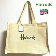 ハロッズ　イギリス　エコバッグ　トートバッグ　新品　タグ付き