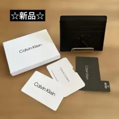 ☆新品☆ カルバンクライン カードケース 黒