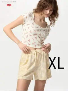 ユニクロ×プリンセスタムタム　シアサッカーイージー　ショートパンツ XLサイズのサムネイル