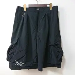 美品 パンクドランカーズ 化石ショートパンツ ブラック ナイロン sizeLのサムネイル