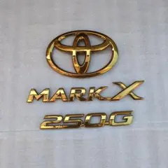 130系マークX 250RDS カラーNO 202ブラックエンブレム リア3点 