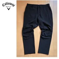 Callaway GOLF DSPDゴルフパンツ　黒無地ストレッチ　XL