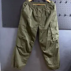 ワイドカーゴパンツ カーキ