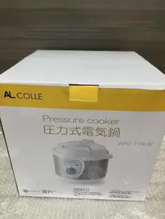 AL COLLE 圧力式電気鍋 APC-T19/W 本体のサムネイル