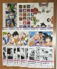 一番くじ　ドラゴンボール 40th クリアファイル9種　クリアポスター5種