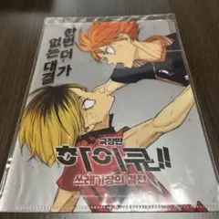 劇場版ハイキュー!! 韓国 入場特典 クリアファイル