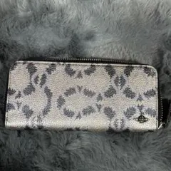 美品！Vivienne Westwood スクイグル柄　長財布