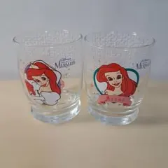 リトルマーメイド アリエル グラス 2個セット