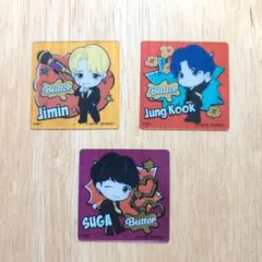 BTS　tinytan　クリアカード　Jungkook　Jimin　Suga
