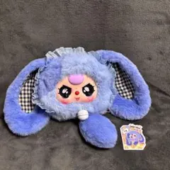 【babythree】うさぎ 400% 顔ポーチ レア目 ペア ハロウィン 新作！babythree 開運うさぎ ポーチ 400%サイズ 白黒 涙目