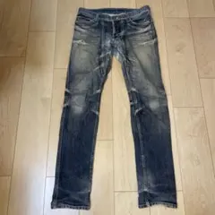 DENHAM FORGE リラックスフィット 日本限定 セルビッチダメージデニム