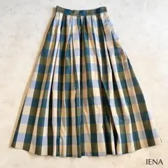 IENA＊カラーギンガム タックスカートのサムネイル