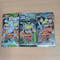 NARUTO トレーディングカード 3パックセット　 未開封
