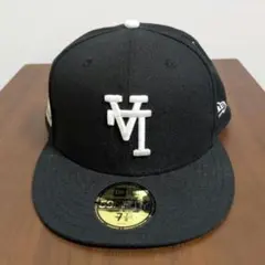 ニューエラ/59FIFTY/ アップサイドダウン 逆 ロゴ キャップ/ブラック