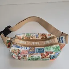 LeSportsac 切手デザインウエストポーチ
