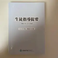 生徒指導提要 コンパクト版